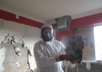 Mould behind walls